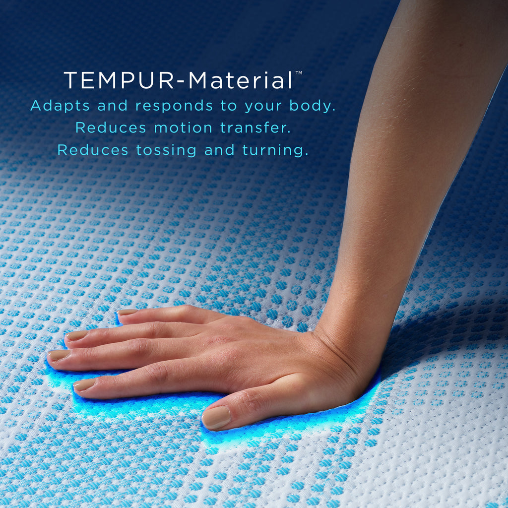 Tempur-LuxeBreeze Medium Hybrid Mattress, motion transfer reduction