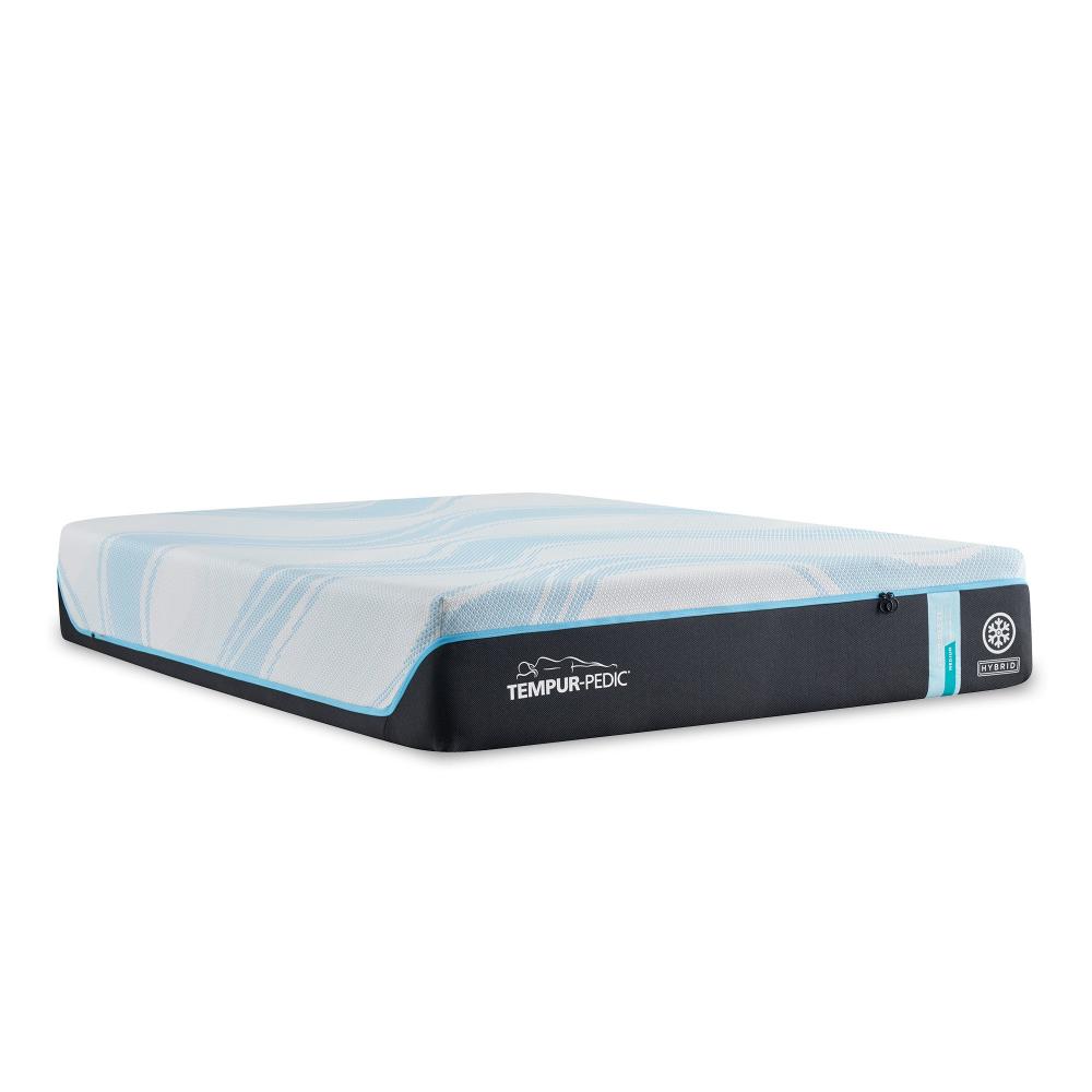 Tempur Pro-Breeze Medium Hybrid Mattress, Angle View