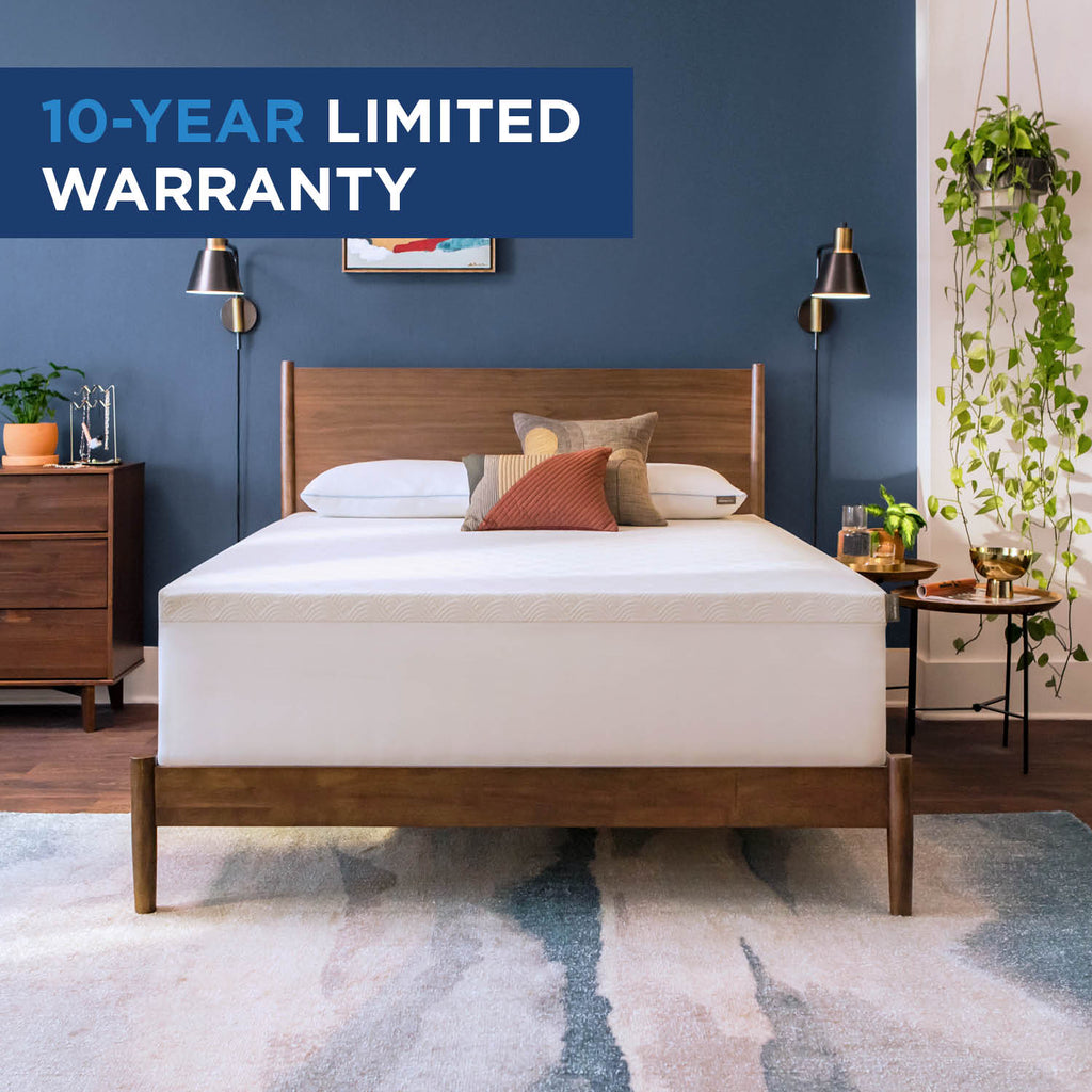 Tempur-Cloud Mattress Topper, 10-year warranty