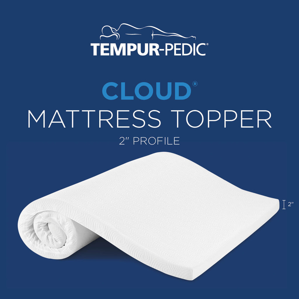 Tempur-Cloud Mattress Topper, 2" Profile