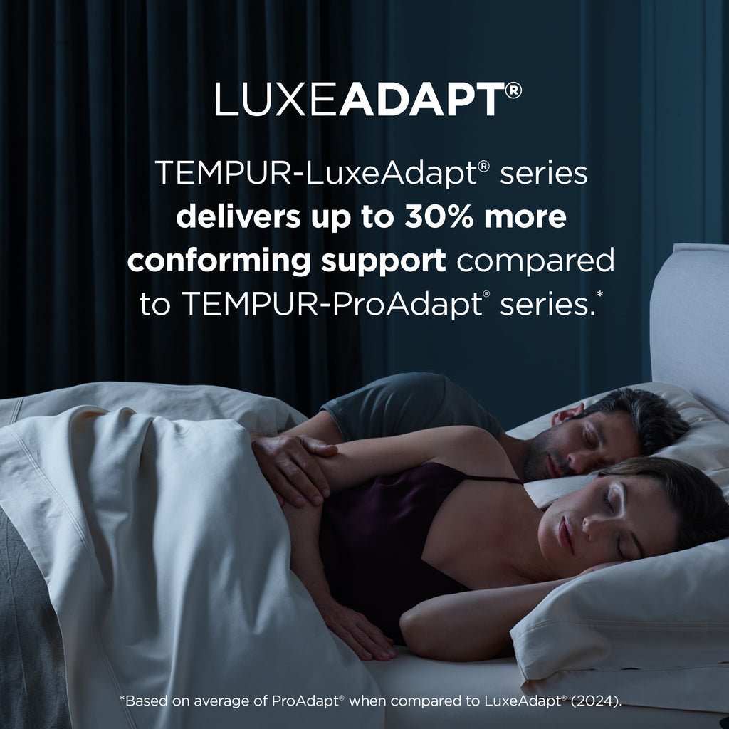 Tempur-LuxeAdapt Hybrid Mattress, with more conforming support