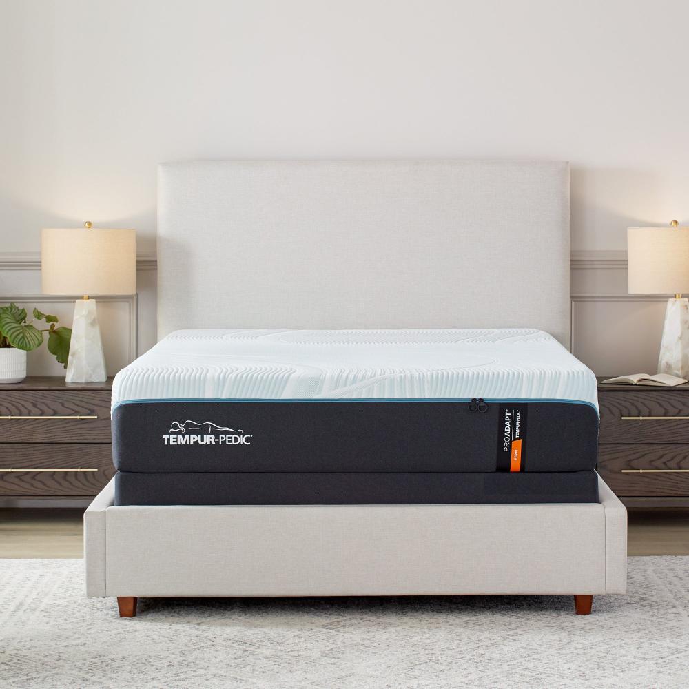 Tempur ProAdapt Firm Mattress, Room View Front