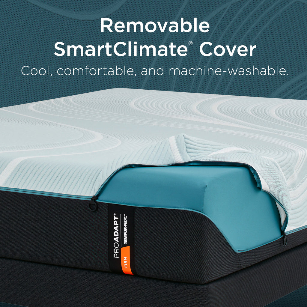 Tempur ProAdapt Firm Mattress, removable cooling cover