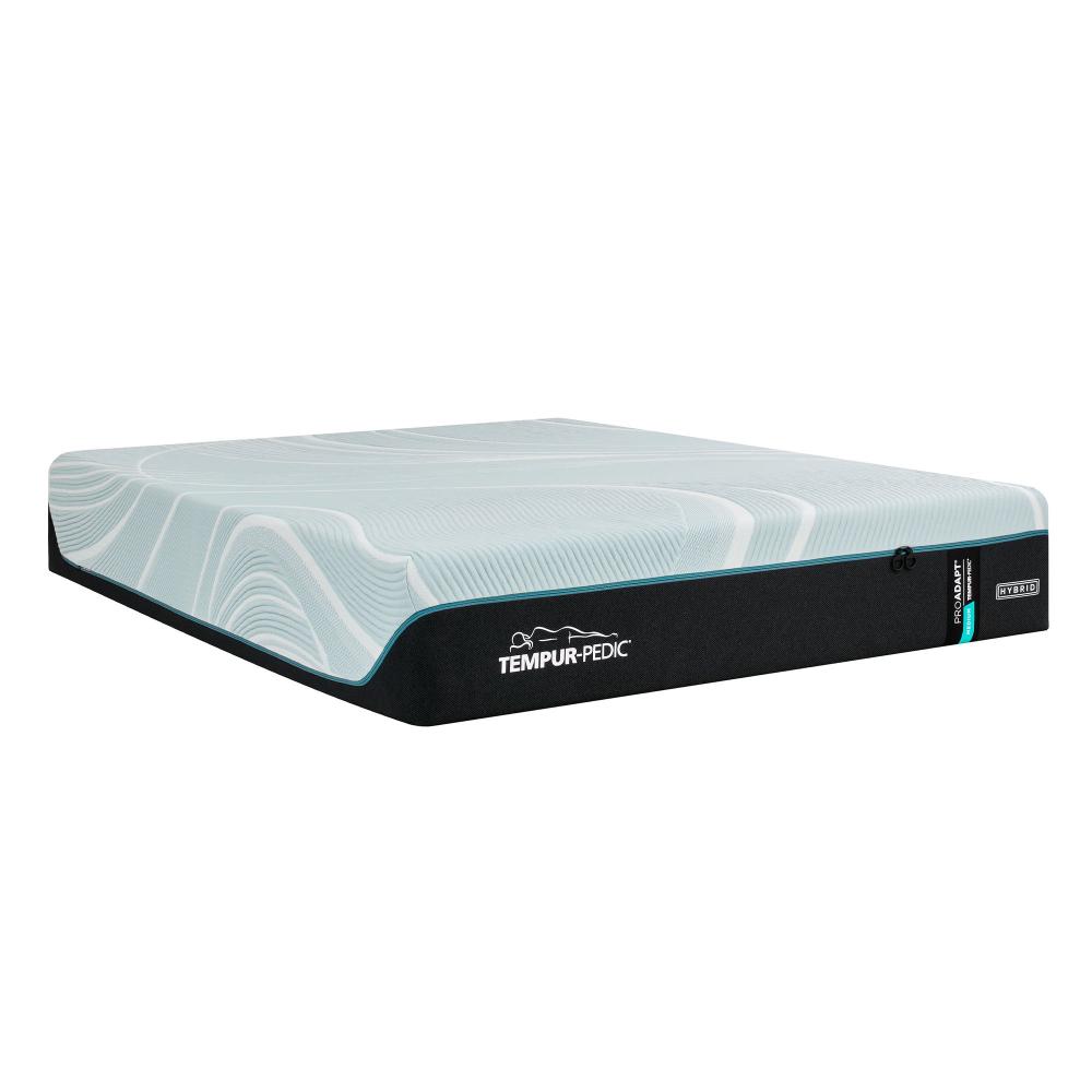 Tempur ProAdapt Medium Hybrid Mattress, angle view