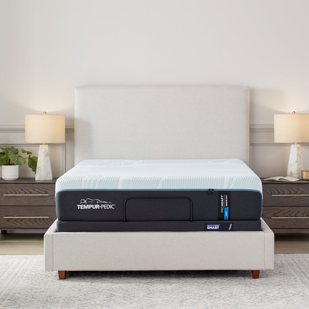 Tempur ProAdapt Soft Mattress, Room View, Front