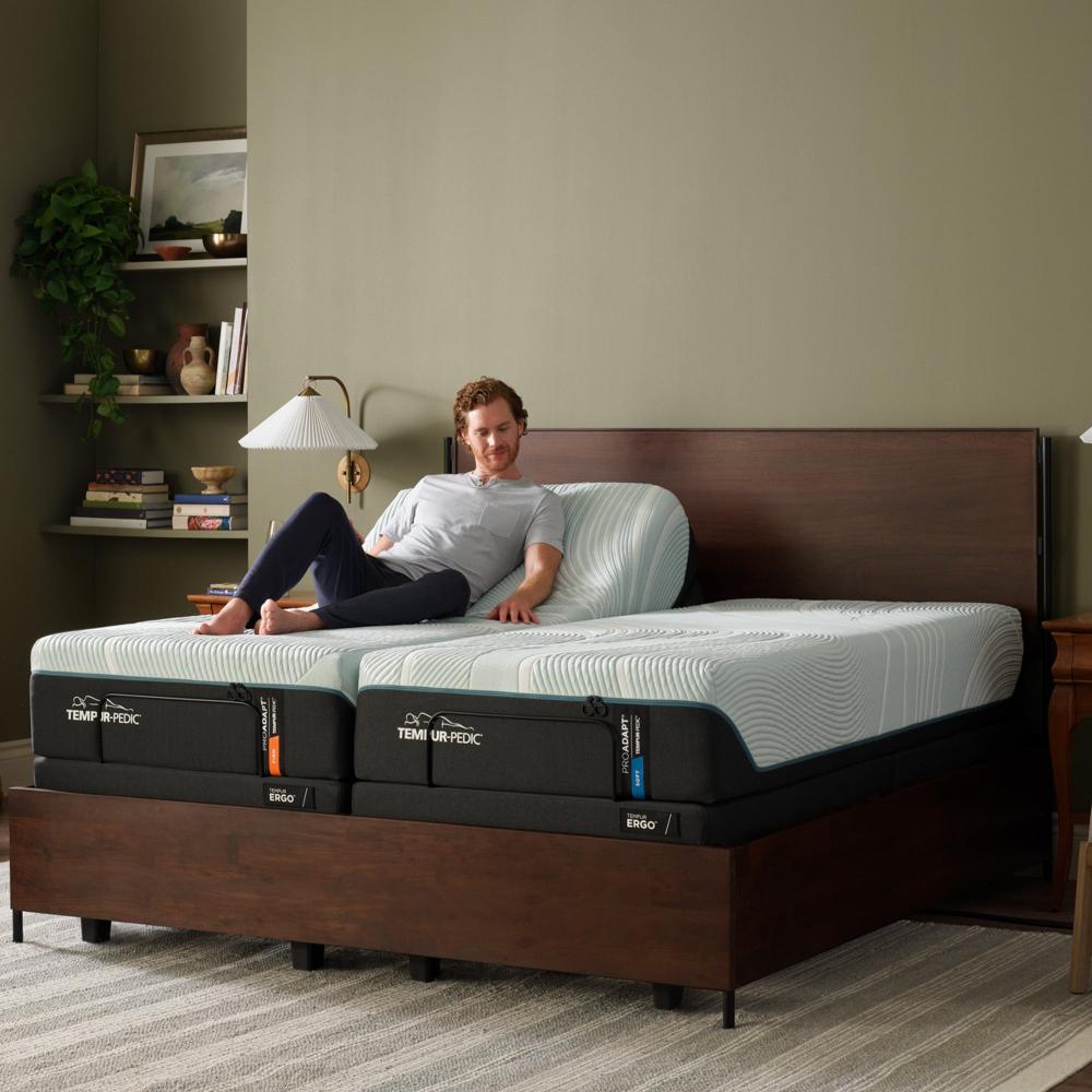 Tempur ProAdapt Soft Mattress, Split King View