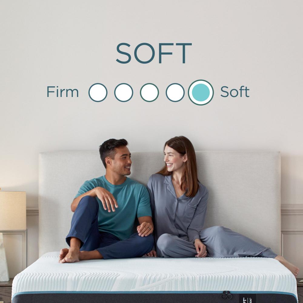 Tempur ProAdapt Soft Mattress, Firmness Graphic, Soft