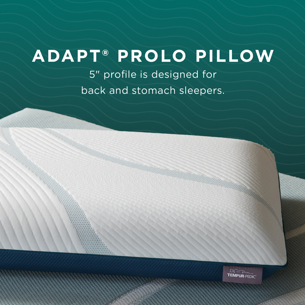 Tempur-Adapt® ProLo Pillow, 5" Profile great for stomach and back sleepers