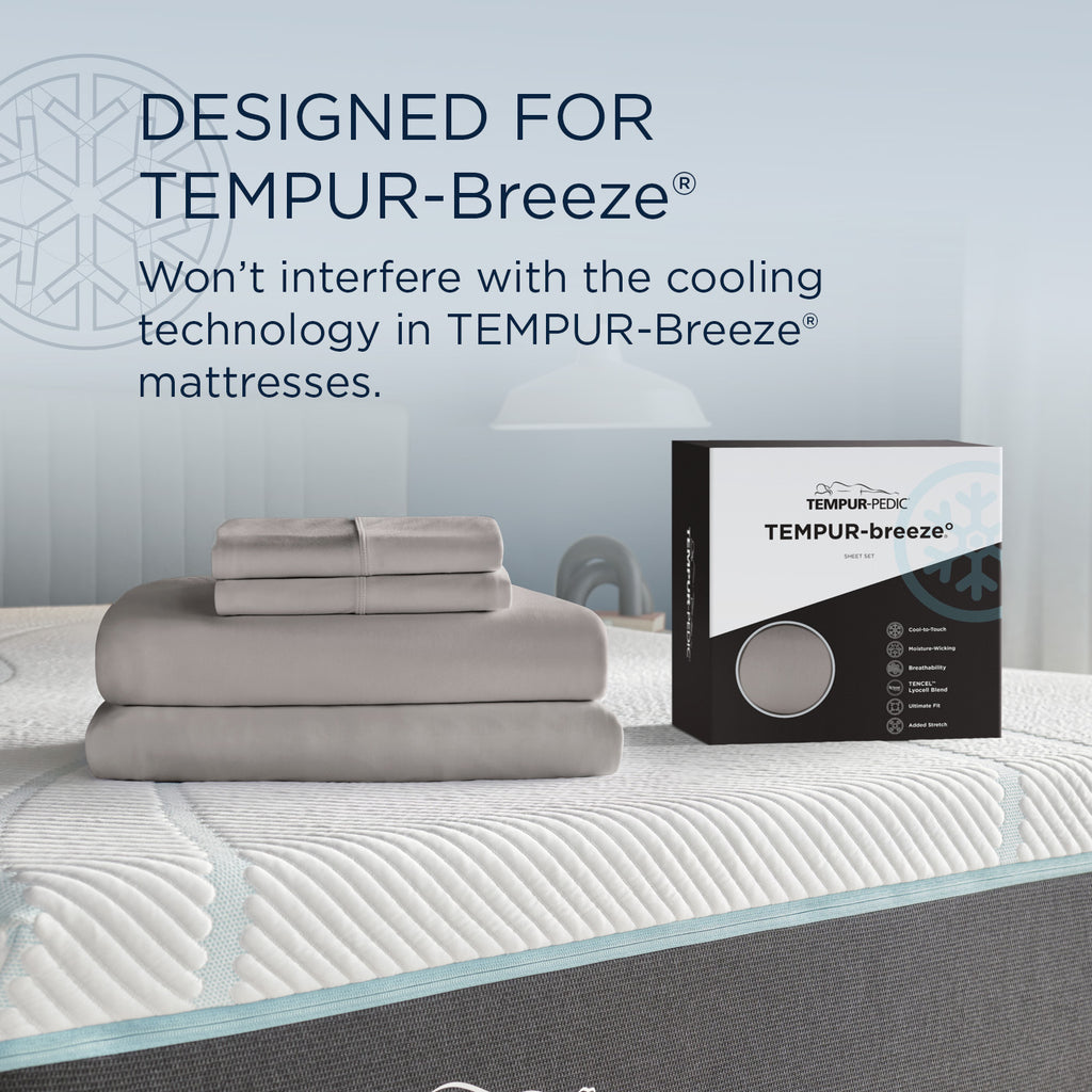 Tempur-Breeze°® Cooling Sheet Set, designed for Tempur-Breeze mattresses