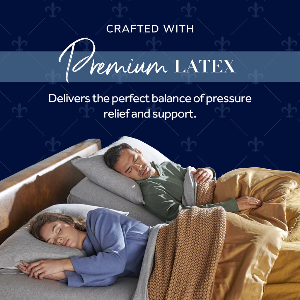 Stearns & Foster® Studio Pillow, premium latex for pressure relief as well as support